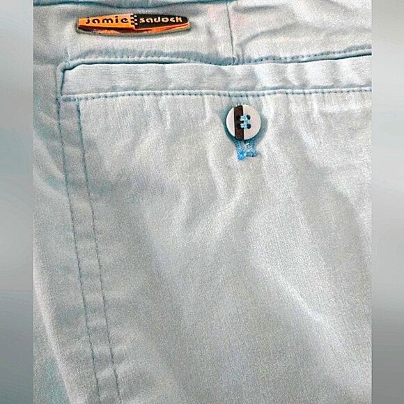 Jamie Sadock Capri Golf Pants in Aquamarine, size 2. - Picture 3 of 5